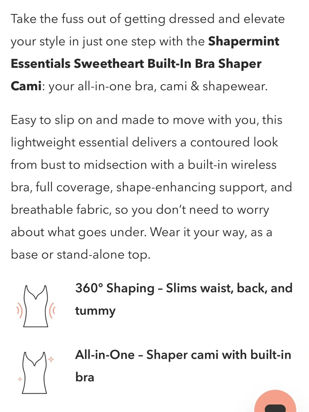 Black Seamless Comfort Cami with built in bra. Brand new with tags, size XL - Picture 6 of 14